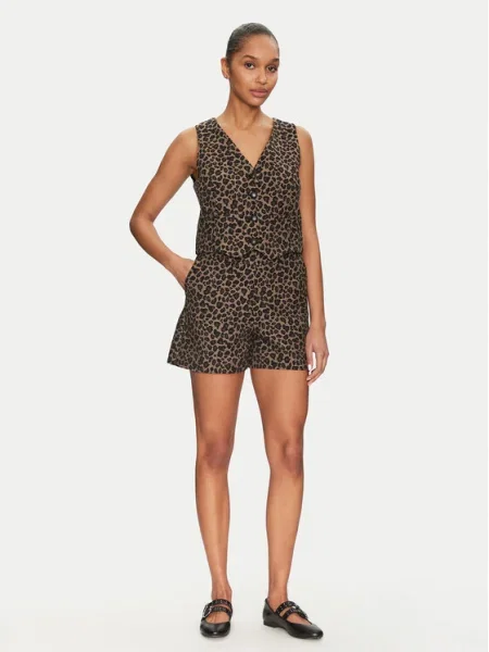 Morgan Жилетка за костюм кафяв