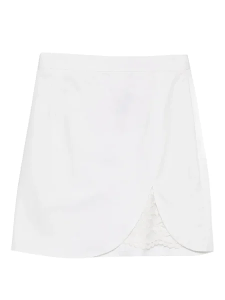 Mała mały spódnica mini Blaklace koronkowa biała