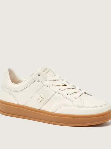 Tommy Hilfiger Sneakers Th Heritage Court Sneaker Ltr Écru bej