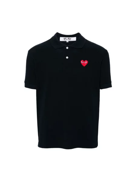 Koszulka polo Comme Des Garcons Play czerwona