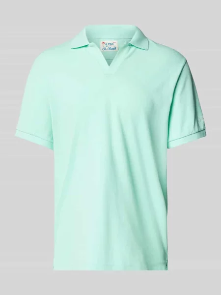 Koszulka polo o kroju regular fit z dekoltem w serek model ‘CHARLES’ Mc2 Saint Barth