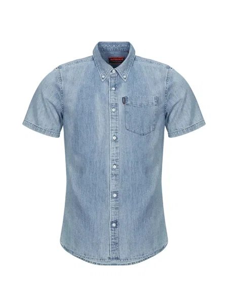 Košeľa Superdry modrá