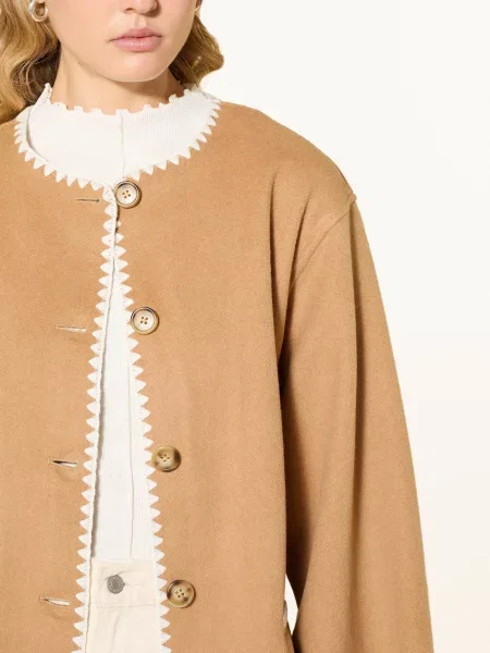 Żakiet Pudełkowy Amber braun biała