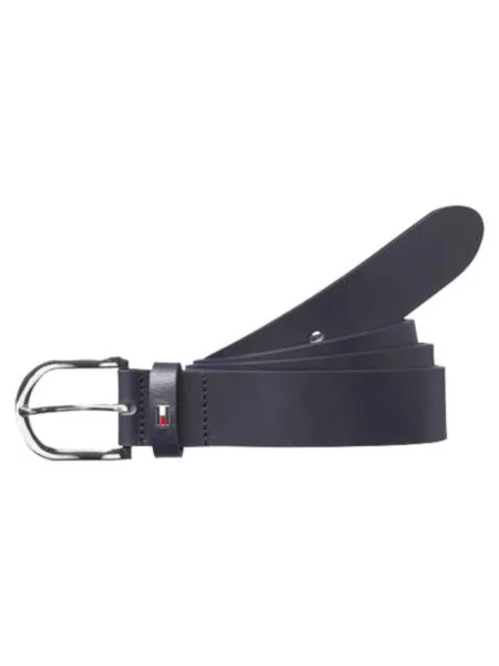 TOMMY HILFIGER Pas Danny nočno / živo rdeča / bela modra
