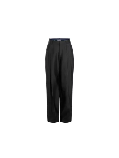 Spodnie Jacquemus dzwony czarne