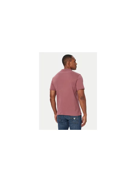 Polo majica Guess Jeans ljubičasta