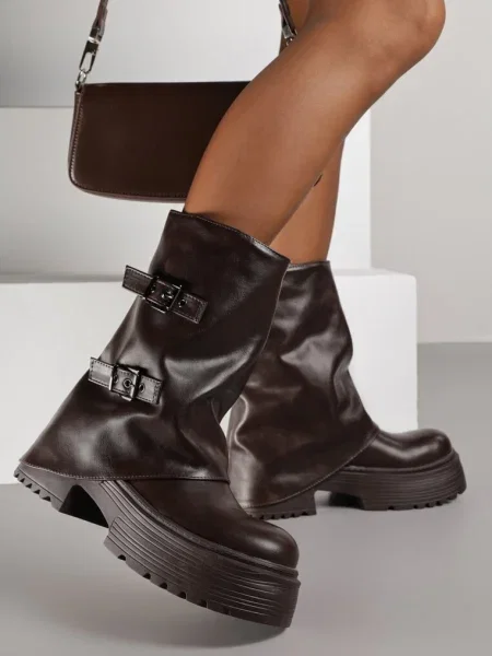 Botine Reinila închis maro