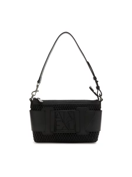 Kompaktowa torebka Armani Exchange czarna
