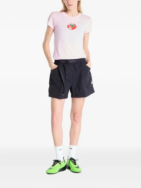 Cu centură pantaloni scurți Nike negru