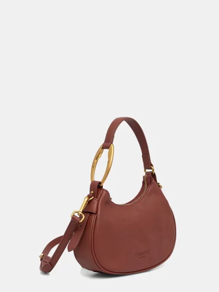 Geanta hobo Twinset din piele
