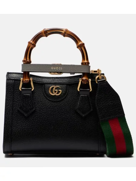 Geanta de piele Gucci Diana din piele negru