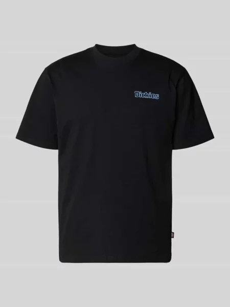 T-shirt z nadrukiem z logo model FAIRLAWN' Dickies czarna