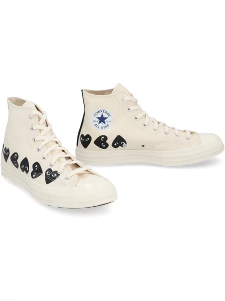 Sneakersy Comme Des Garcons Play beżowe