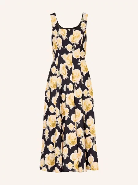 Ted Baker Šaty Dennya / žlutá / zelená černá