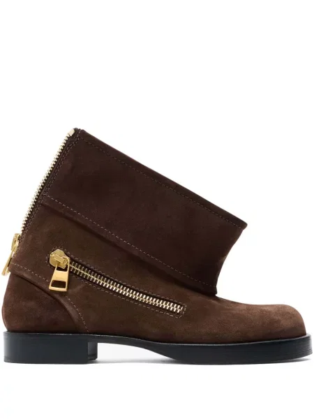 Cizme scurte Jw Anderson din piele maro
