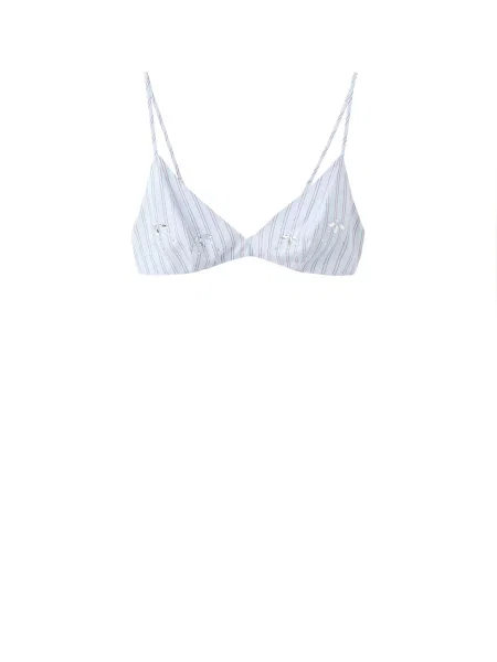 MANGO Sutien / deschis / rosé / transparent albastru