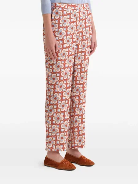 Pantaloni Maliparmi cu imagine maro