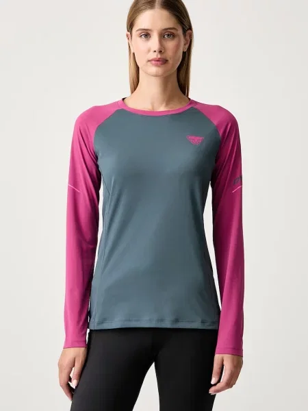Tricou cu mânecă lungă Dynafit gri