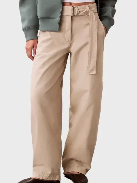 Брюки Calvin Klein Jeans бежевые