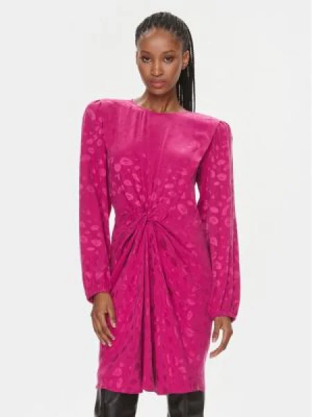 HUGO rochie mini drept roz