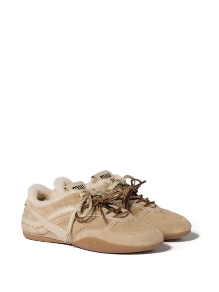 Sneakerși Miu Miu din piele
