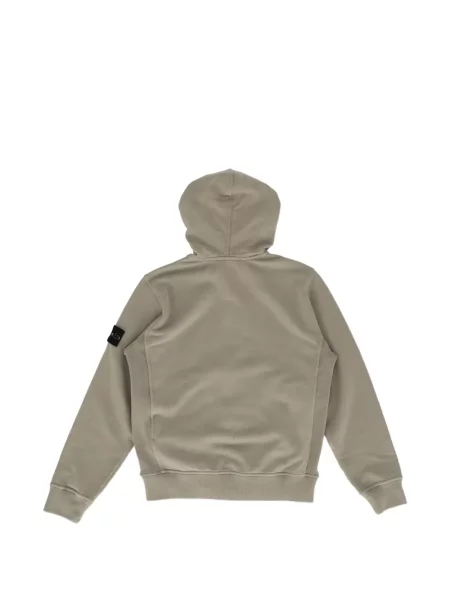 Bluza z kapturem dziecięca Stone Island szara