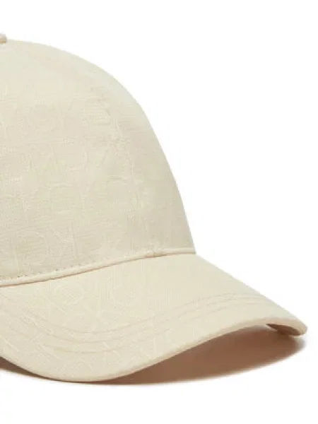 Kepurė su snapeliu Calvin Klein Monogram Jacquard Cap balta