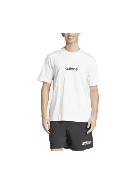 ADIDAS SPORTSWEAR Tricou funcțional Essentials Linear negru alb
