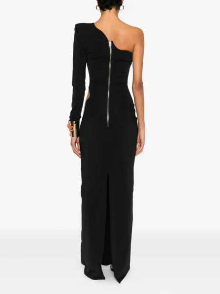 Rochie Mitiliane Couture cu un umăr gol de costum negru