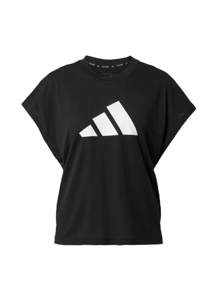 Sală de gimnastică tricou Adidas Performance negru