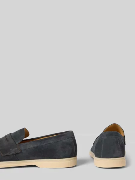 Loafersy z naturalnej skóry w imitacji zamszu Carl Gross