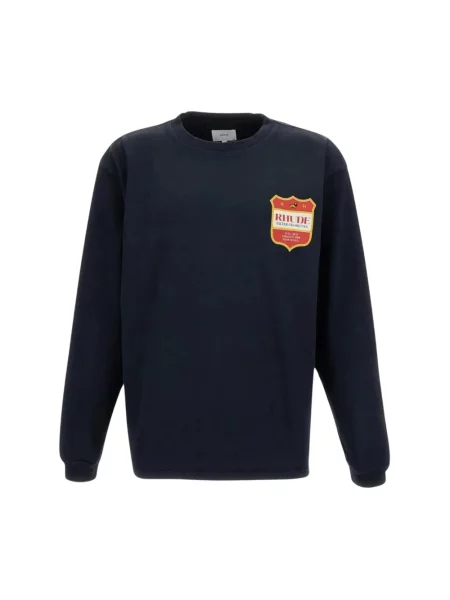 Długa bluza Rhude z długim rękawem czarna