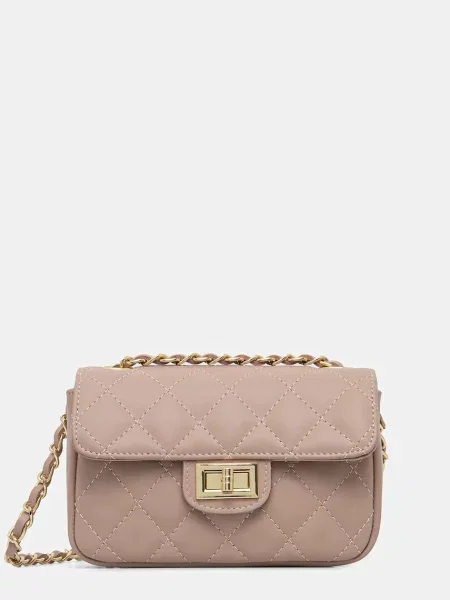 Кожена чанта Answear Lab бежово