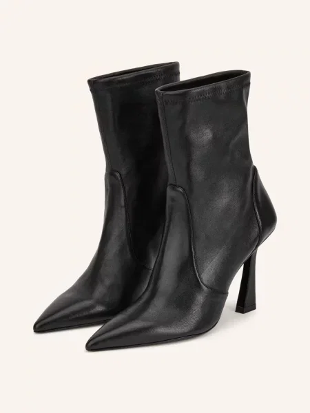 Stuart Weitzman Botki Vinnie Bootie 85 schwarz czarne