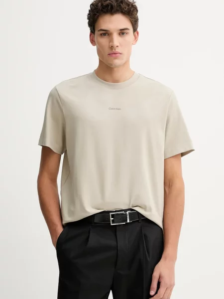 Тениска Calvin Klein бежово