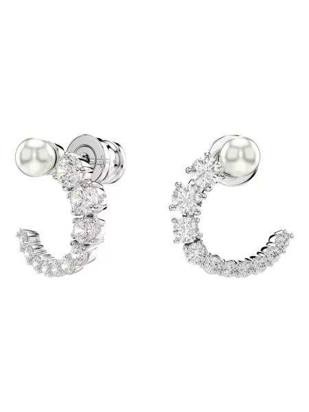 Kolczyki Swarovski szare