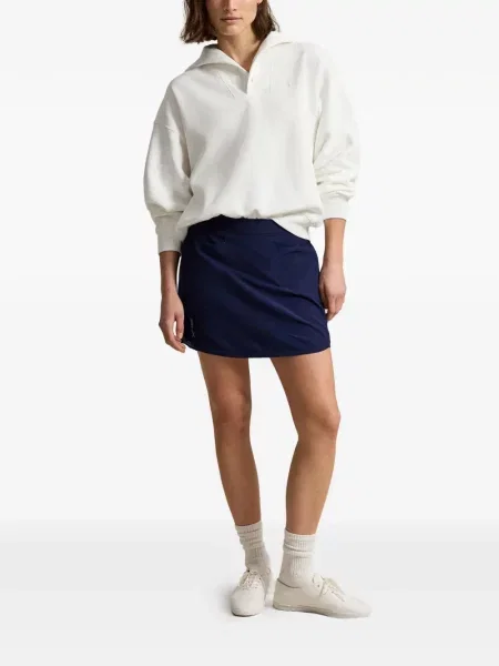 Велурени бягане с яка чорапи Polo Ralph Lauren синьо