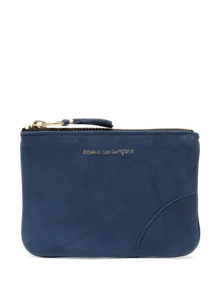 Portofel Comme Des Garçons Wallet din piele albastru