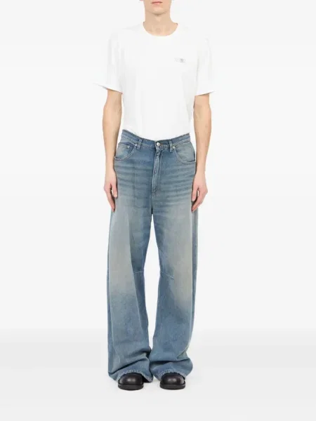 Blugi Mm6 Maison Margiela albastru