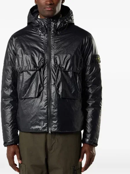 Geacă Stone Island cu strasuri negru