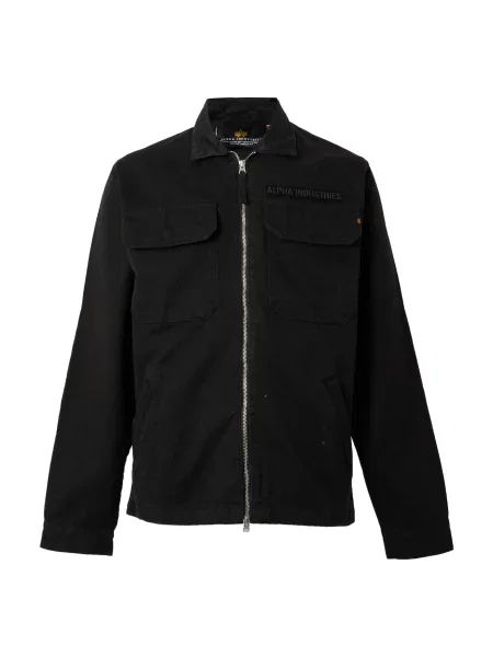 ALPHA INDUSTRIES Átmeneti dzseki fekete