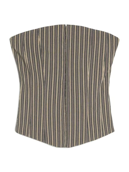 Bershka Top șampanie mauve gri