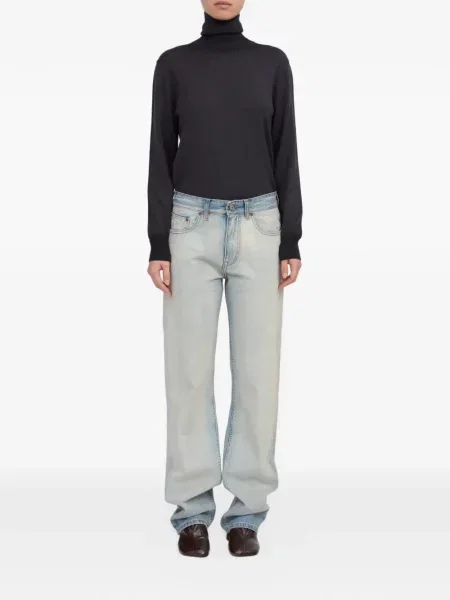 Pantaloni Mm6 Maison Margiela albastru