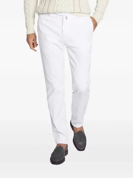 Pantaloni Kiton alb