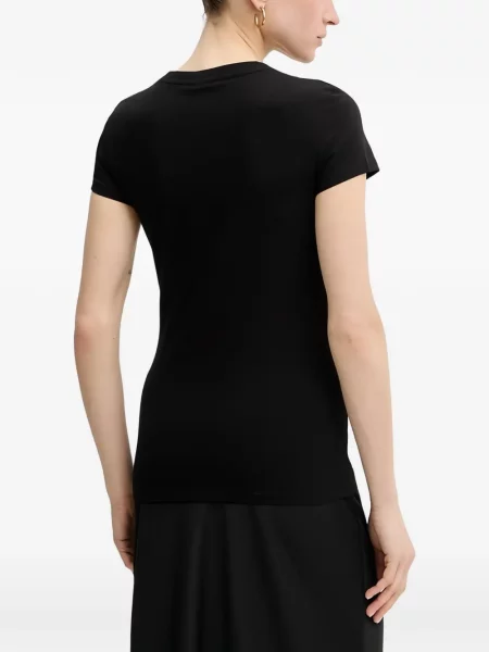 Tricou grafic Armani Exchange cu imagine negru