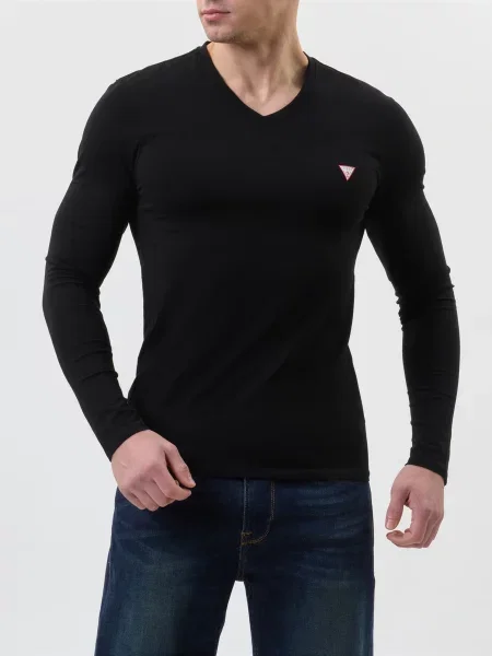 Лонгслив Guess черный