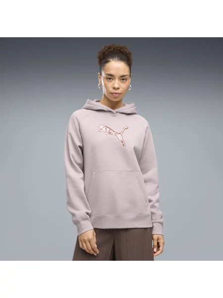PUMA bluza z kapturem Essentials Sequins OdzieÅ¼ RÃ³Å¼owy S różowa
