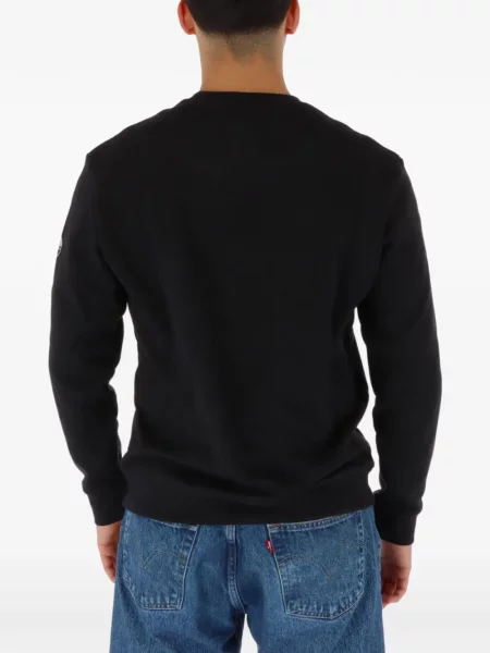 Hanorac crewneck North Sails cu imagine cu decolteu rotund negru