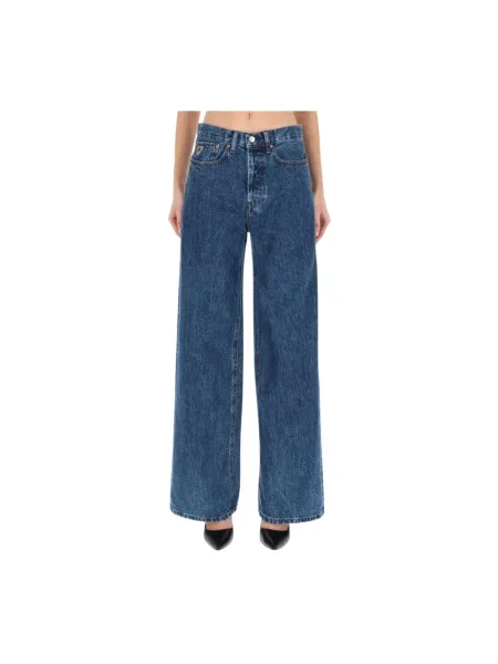 Szerokie jeansy Lois niebieskie