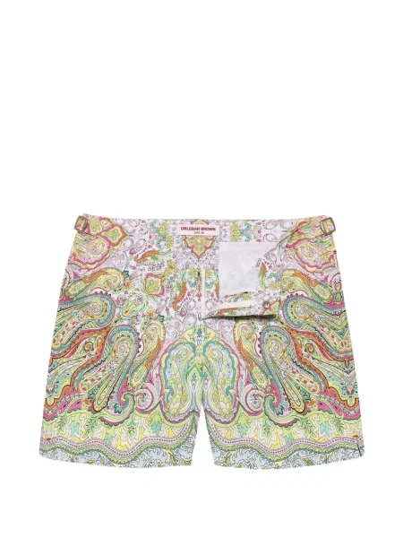 Παντελόνι κολύμβησης Orlebar Brown με σχέδιο paisley πράσινο